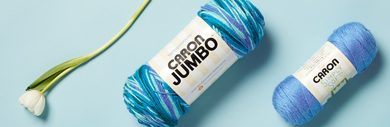 Look for soft & beautiful yarn from Caron for your next knitting or crochet project, as JOANN.