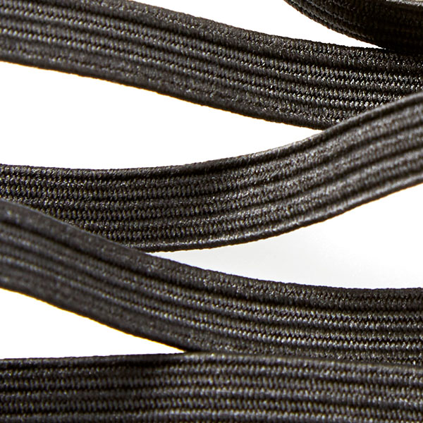 black braided elastic