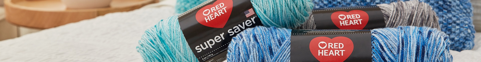 Knit or crochet your next project with America's favorite yarn, Red Heart & get inspired with JOANN.