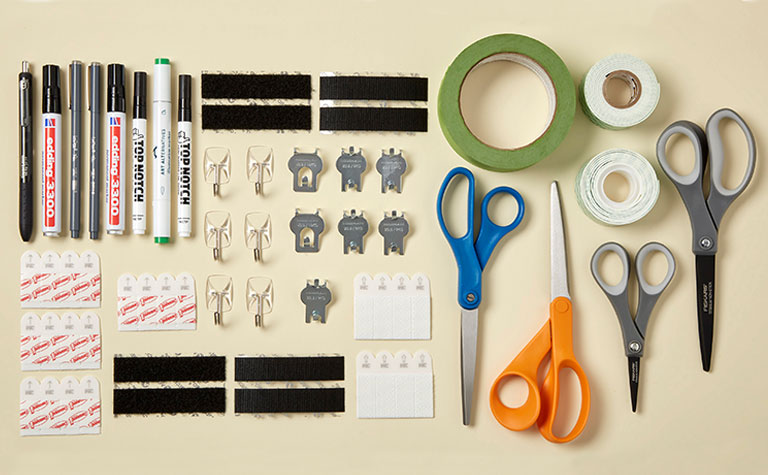 We have all the supplies you need to create a gallery wall.