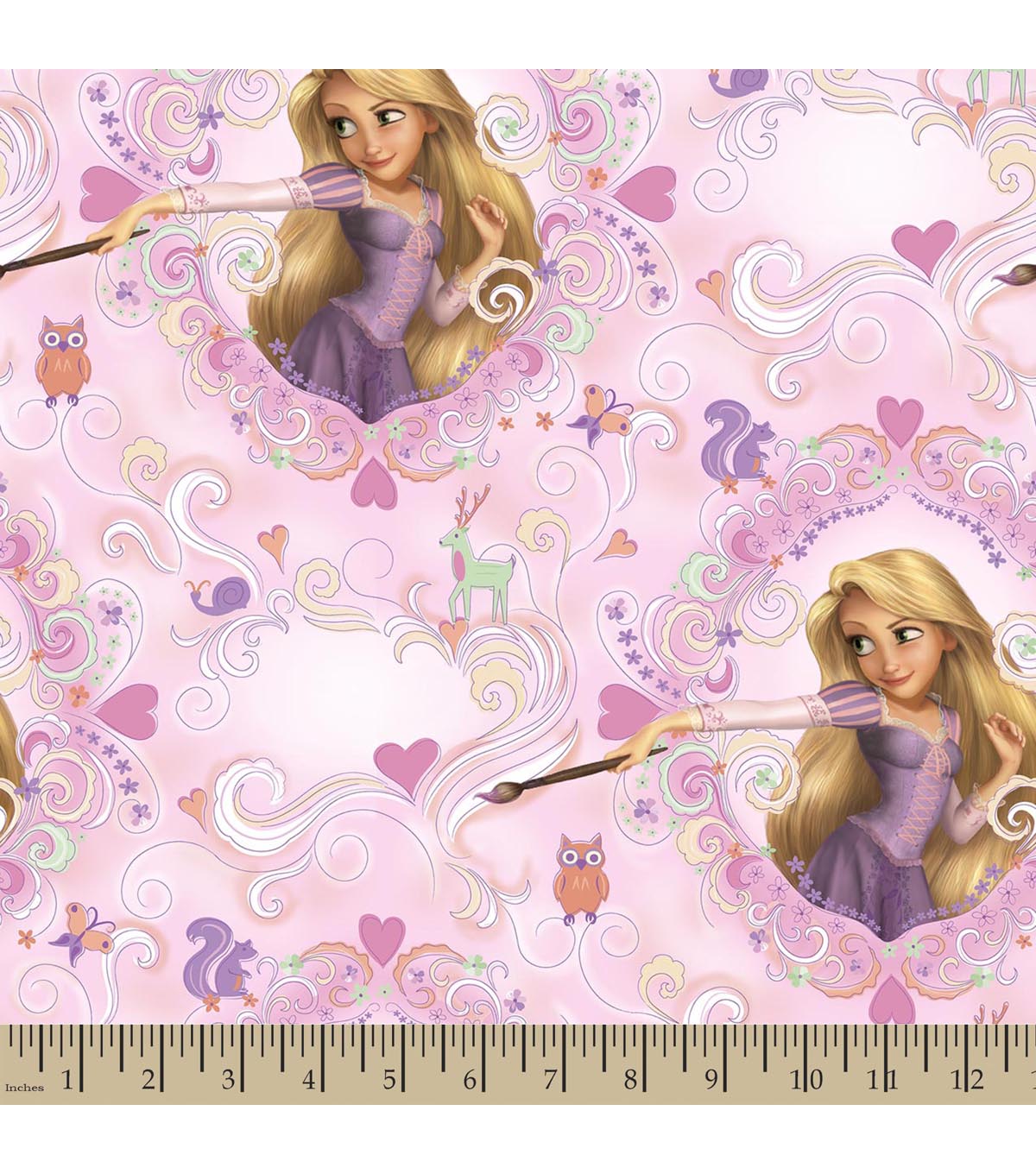 Disney Princess Print Fabric Rapunzel