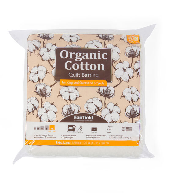 Fairfield Premium Organic Cotton Batting King