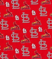 St. Louis Cardinals Fleece Fabric 58&quot; - Red | JOANN