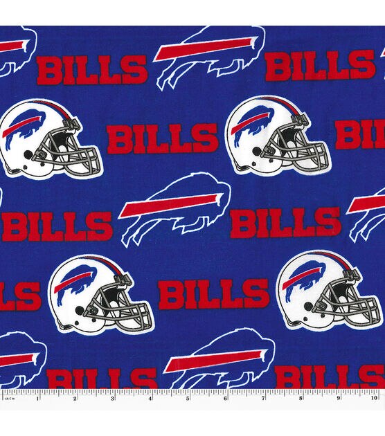 Fabric Traditions Buffalo Bills Cotton Fabric Blue