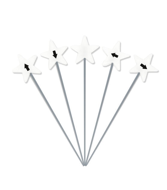 Dritz Star Flat Head Pins, 115 pc, White, , hi-res, image 5
