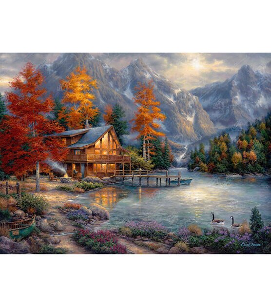 Diamond Art Club 27" x 20" Space for Reflection Painting Kit