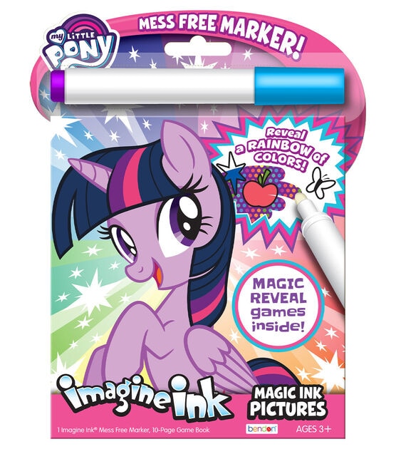 Bendon My Little Pony Imagine Ink Magic Ink Pictures Game Book