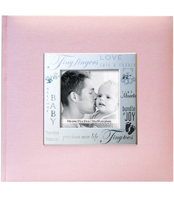 MBI Fabric Expressions Photo Album 8.75"X9" Baby Pink