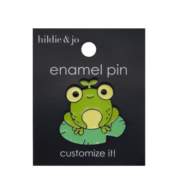 1" Frog Enamel Pin by hildie & jo