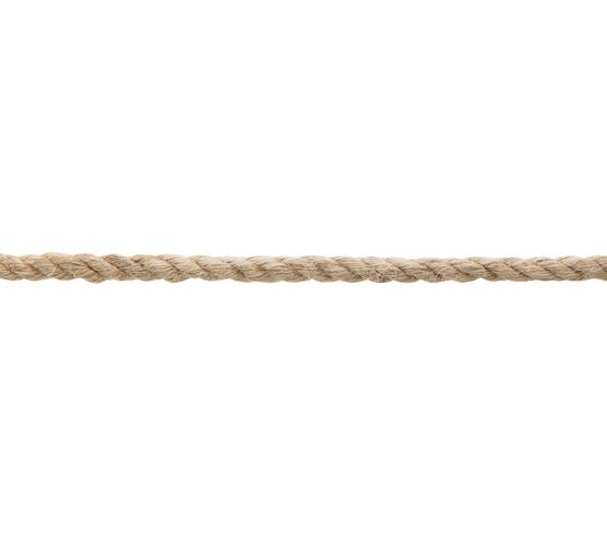 Jute Rope 1-1/4 inch x 100 Feet Natural Jute String Twine Twisted Manila Rope Burlap Rope