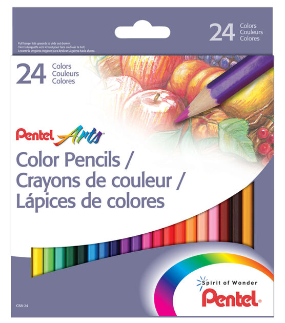 Pentel Colored Pencil Set 24pc