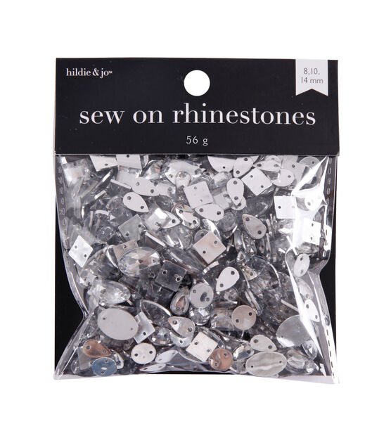 56g Assorted Sew On Rhinestones by hildie & jo