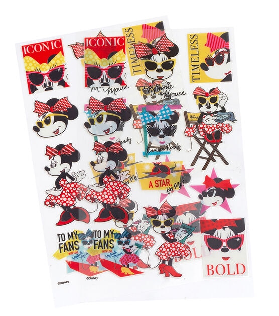 American Crafts Disney Stickers Hollywood Minnie, , hi-res, image 2