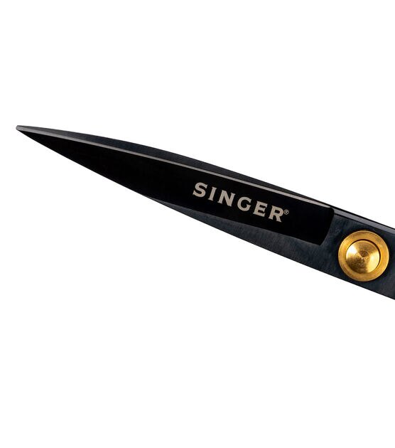 SINGER ProSeries 10" Forged Tailor Scissors, Black Oxidized Blades, , hi-res, image 10