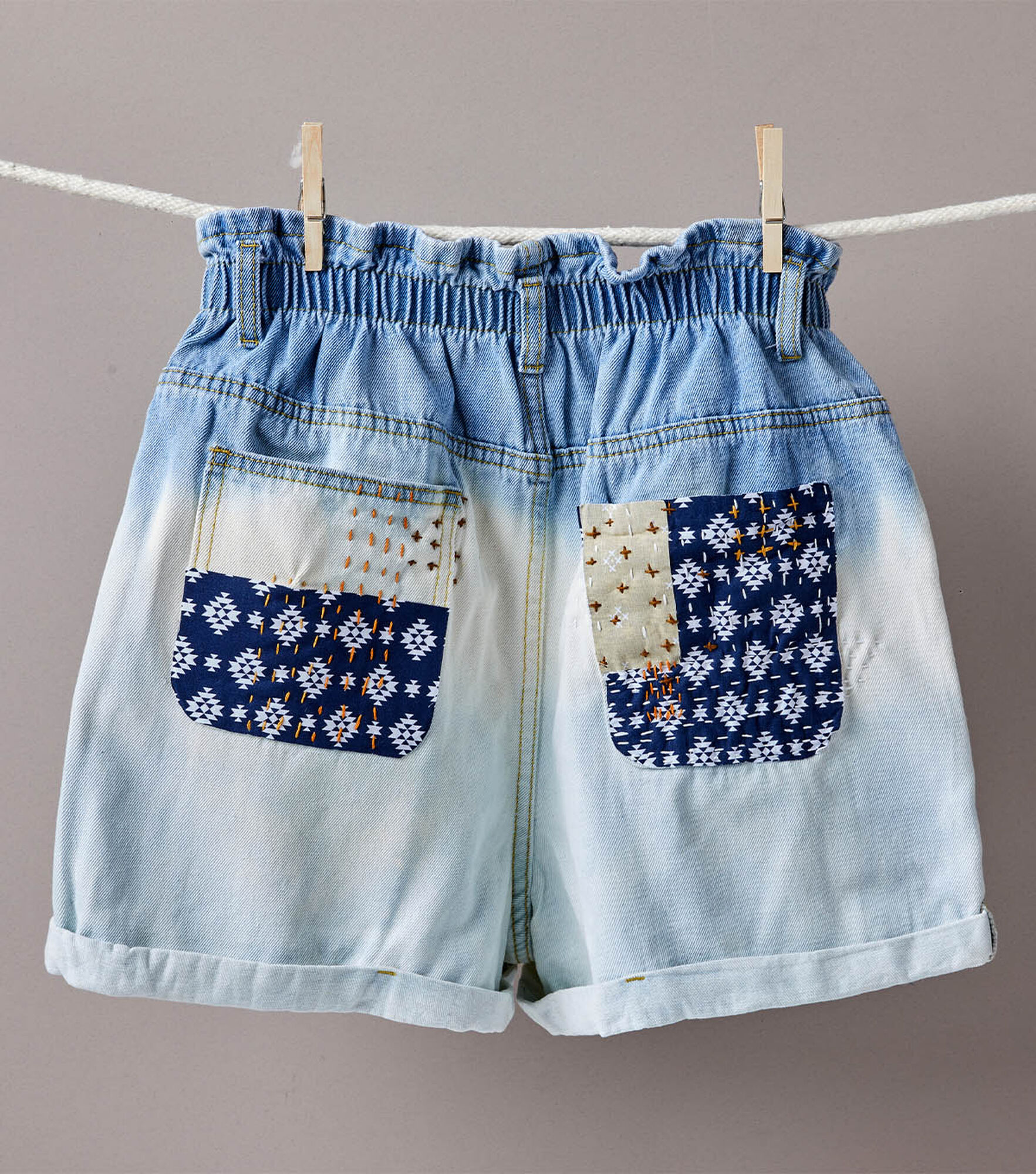 Upcycled Shorts Supplies