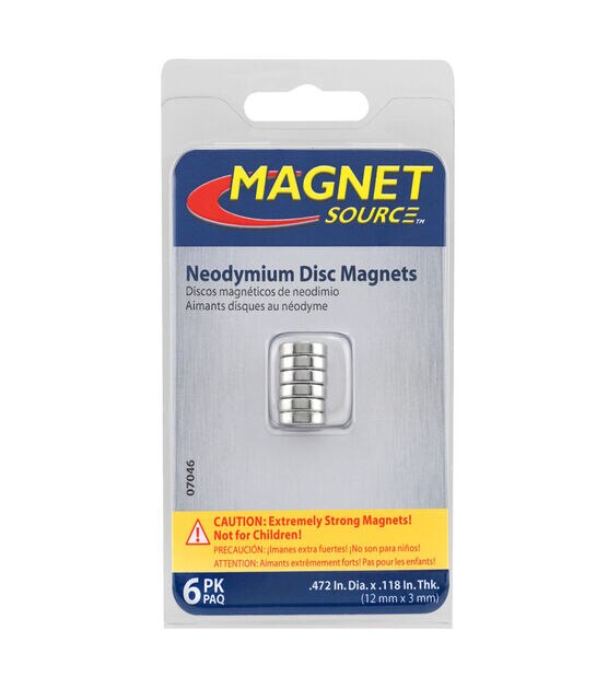Neodymium Disc Magnets 6pk, , hi-res, image 5