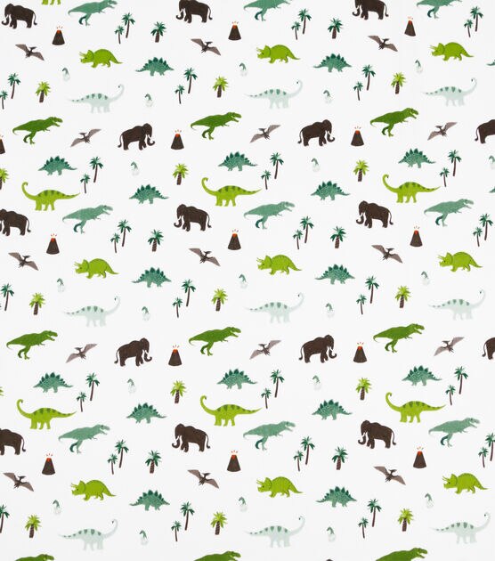Animals Soft & Minky Nursery Fleece Fabric by Lil' POP!, , hi-res, image 1