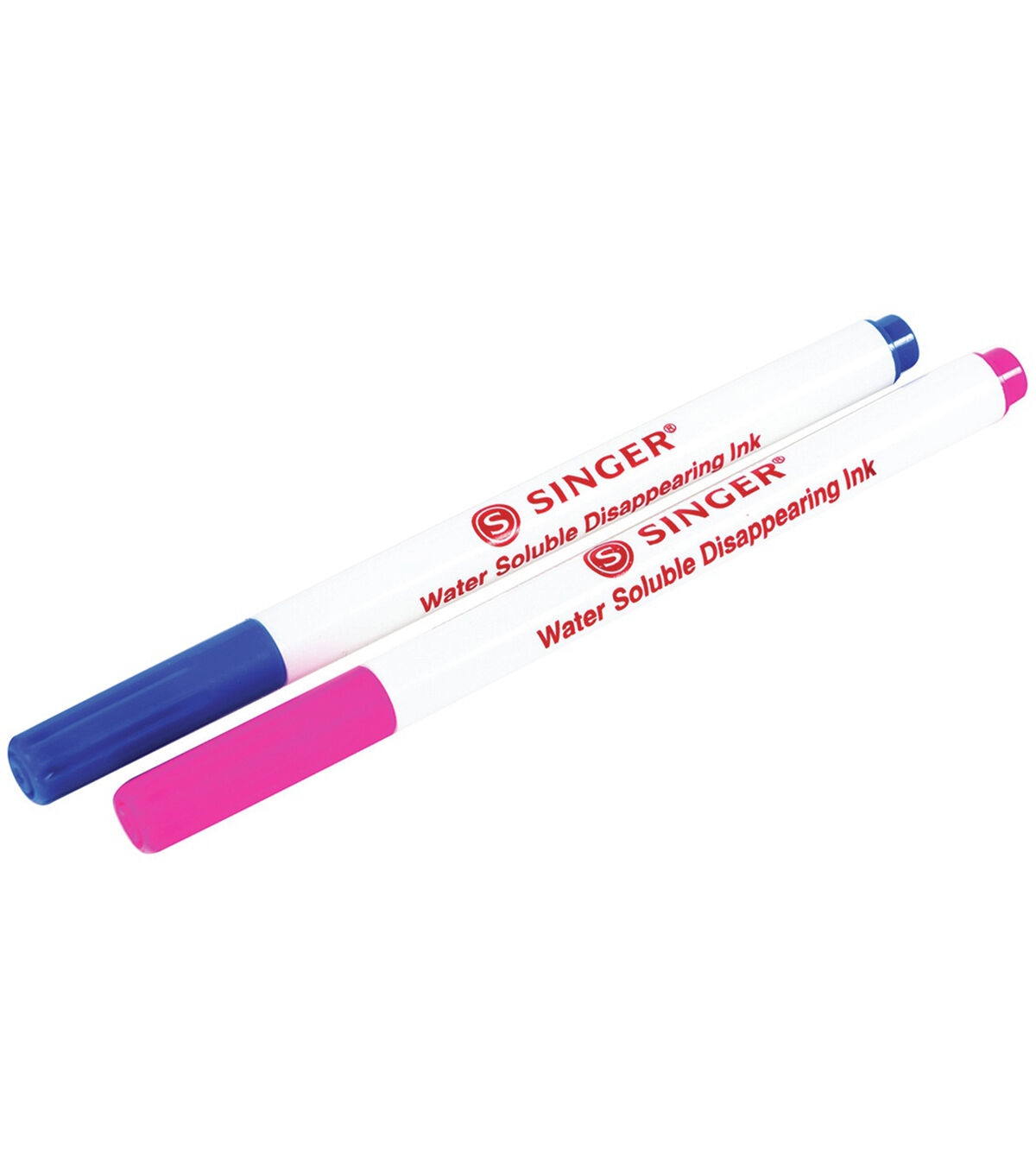 Singer QuiltPro Disappearing Fabric Marking Pens - Fine-Pink & Blue 2-Pkg