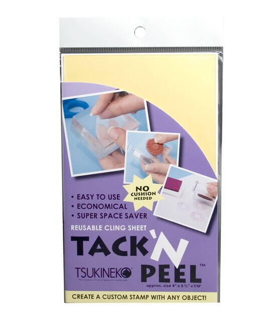 Tack 'n Peel Reusable 4X6.5 Cling Sheets