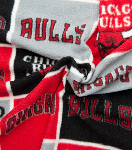 Chicago Bulls Fleece Fabric Block, , hi-res, image 5