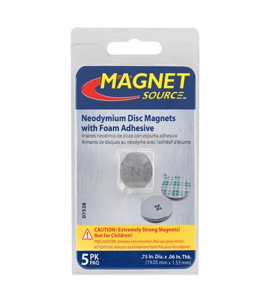 Neodymium Magnet With Adhesive 5pc, , hi-res, image 9