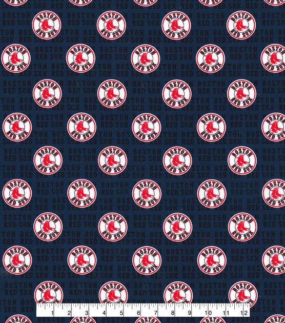 Fabric Traditions Boston Red Sox Cotton Fabric Mini Print, , hi-res, image 2