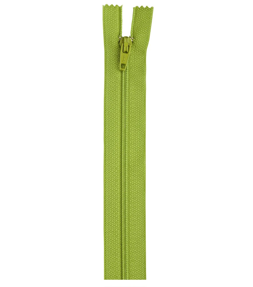 Coats & Clark All Purpose Plastic Zipper 12", Kiwi, swatch