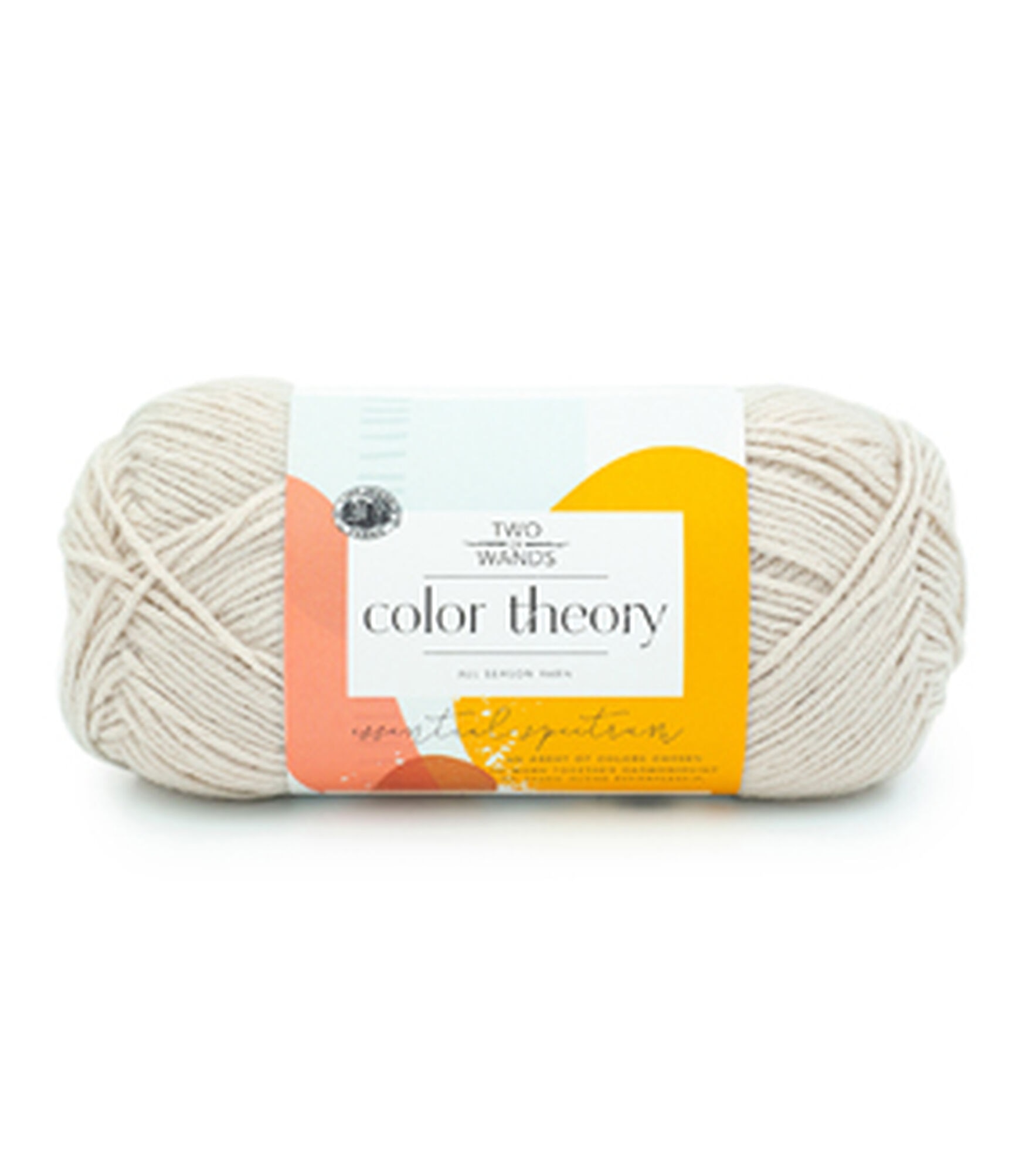 Lion Brand Color Theory 246yds Worsted Acrylic Yarn, Moonbeam, hi-res