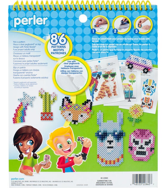 Perler 7" x 9" Summer Pattern Pad 86ct