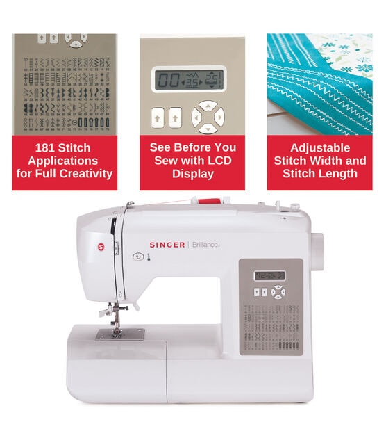 SINGER 6180 Brilliance Sewing Machine, , hi-res, image 4