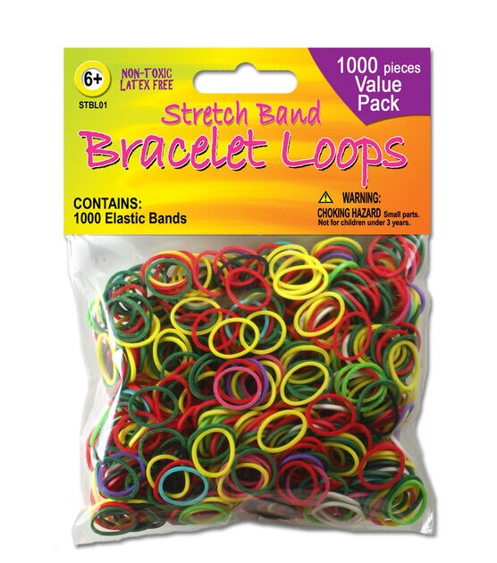 Stretch Band Bracelet Loops Asst