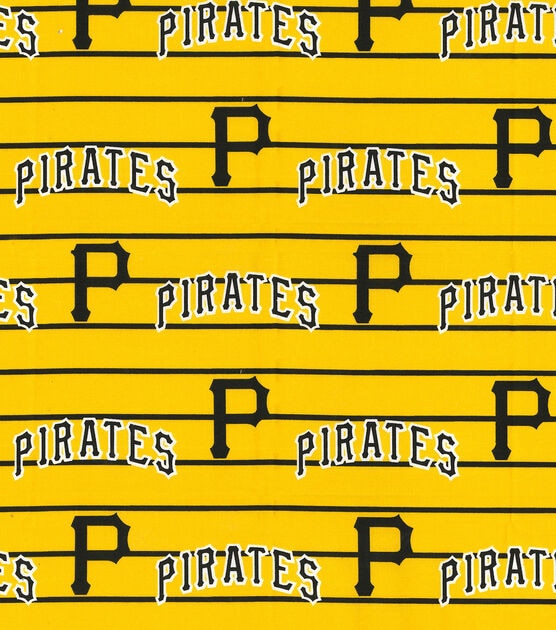 Fabric Traditions Pittsburgh Pirates Cotton Fabric 70s Cooperstown, , hi-res, image 2