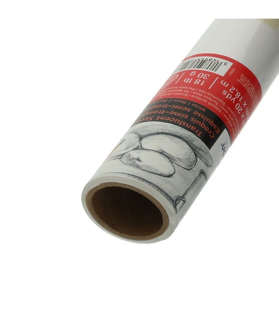 Canson - Sketching and Tracing Paper Roll - 18 lb. - White - 18' x 20 yds.
