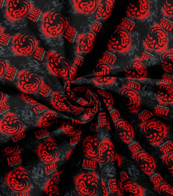 Game of Thrones Targaryen Stamp Cotton Fabric, , hi-res, image 4