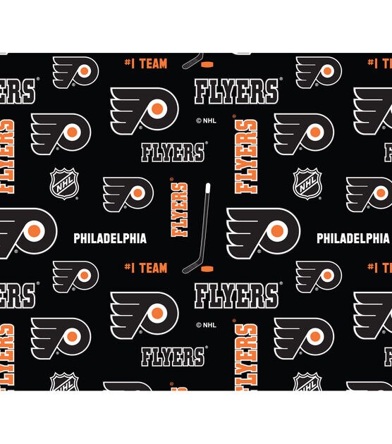 Philadelphia Flyers Cotton Fabric Logo