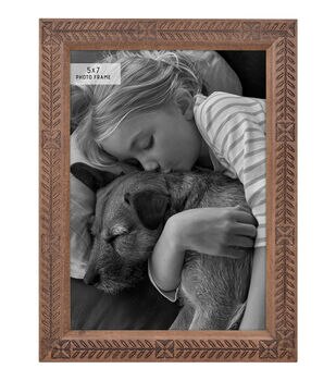 8 x 10 Matted to 5 x 7 Gold Tabletop Picture Frame