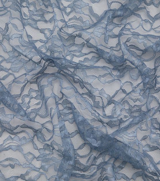 Light Blue Lace Fabric by Casa Collection, , hi-res, image 2