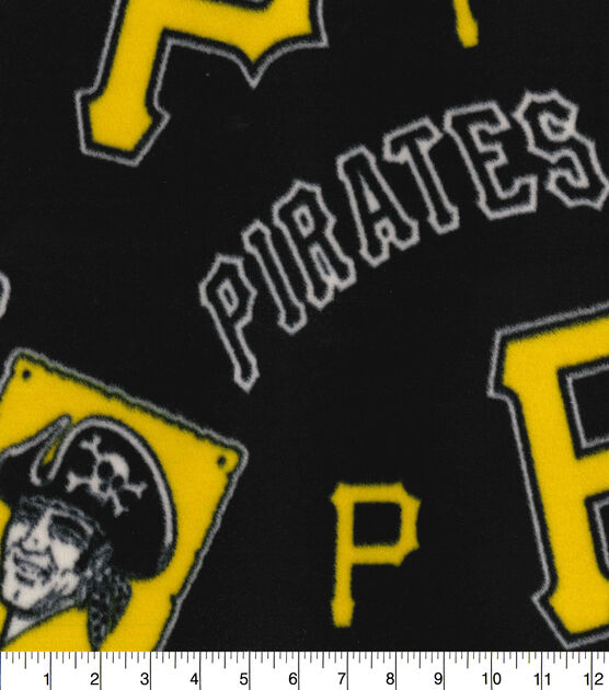 Fabric Traditions Pittsburgh Pirates Fleece Fabric Cooperstown