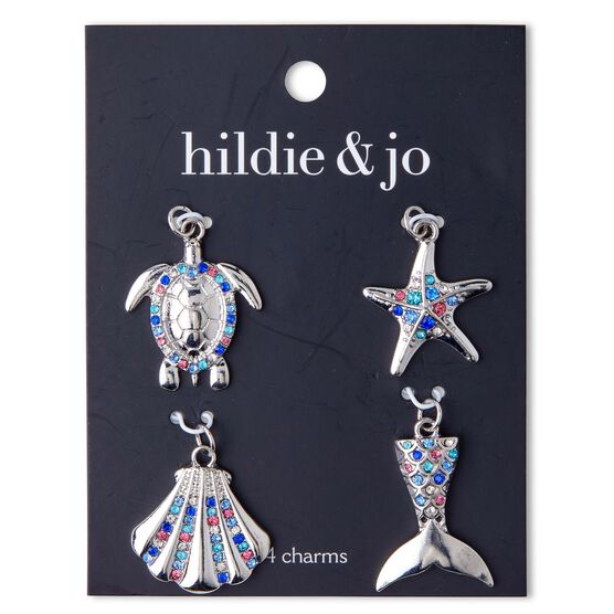 15mm Crystal Sea Life Charms 4ct by hildie & jo