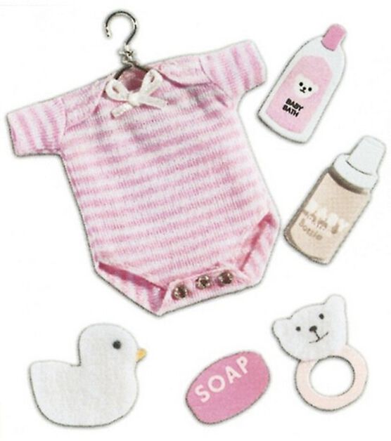 Jolee's Boutique Dimensional Stickers Baby Girl Outfit