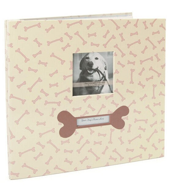 MBI Pet Post Bound Album with Window 12"X12" Dog