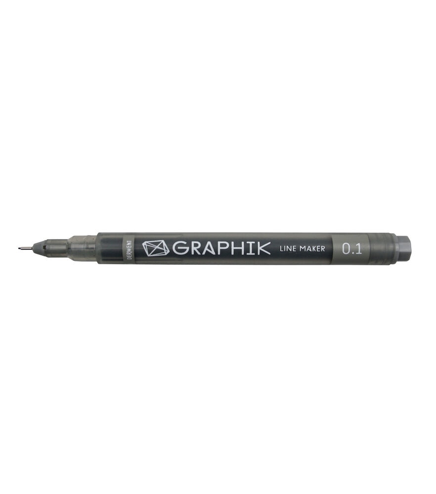 Derwent Graphik Line Maker Pen Graphite, .1mm, swatch