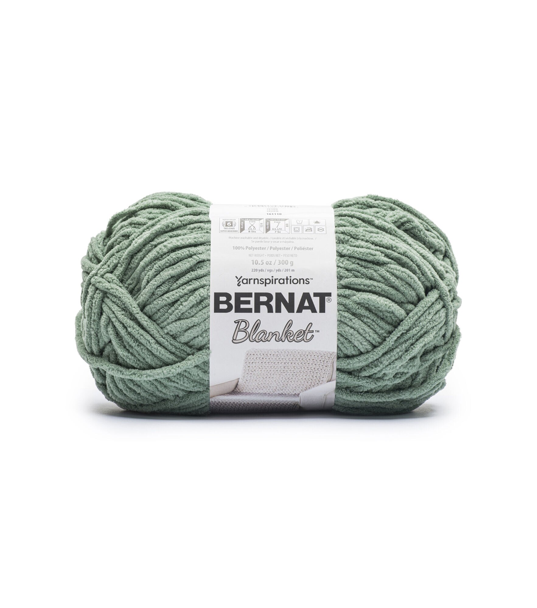 Bernat Blanket Big Ball Yarn-Sunshine Green, 1 count - Harris Teeter
