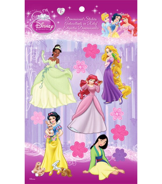 Disney Princess Dimensional Stickers Group 1