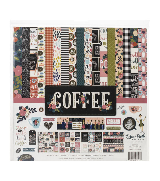 Echo Park Collection Kit 12"X12" Coffee