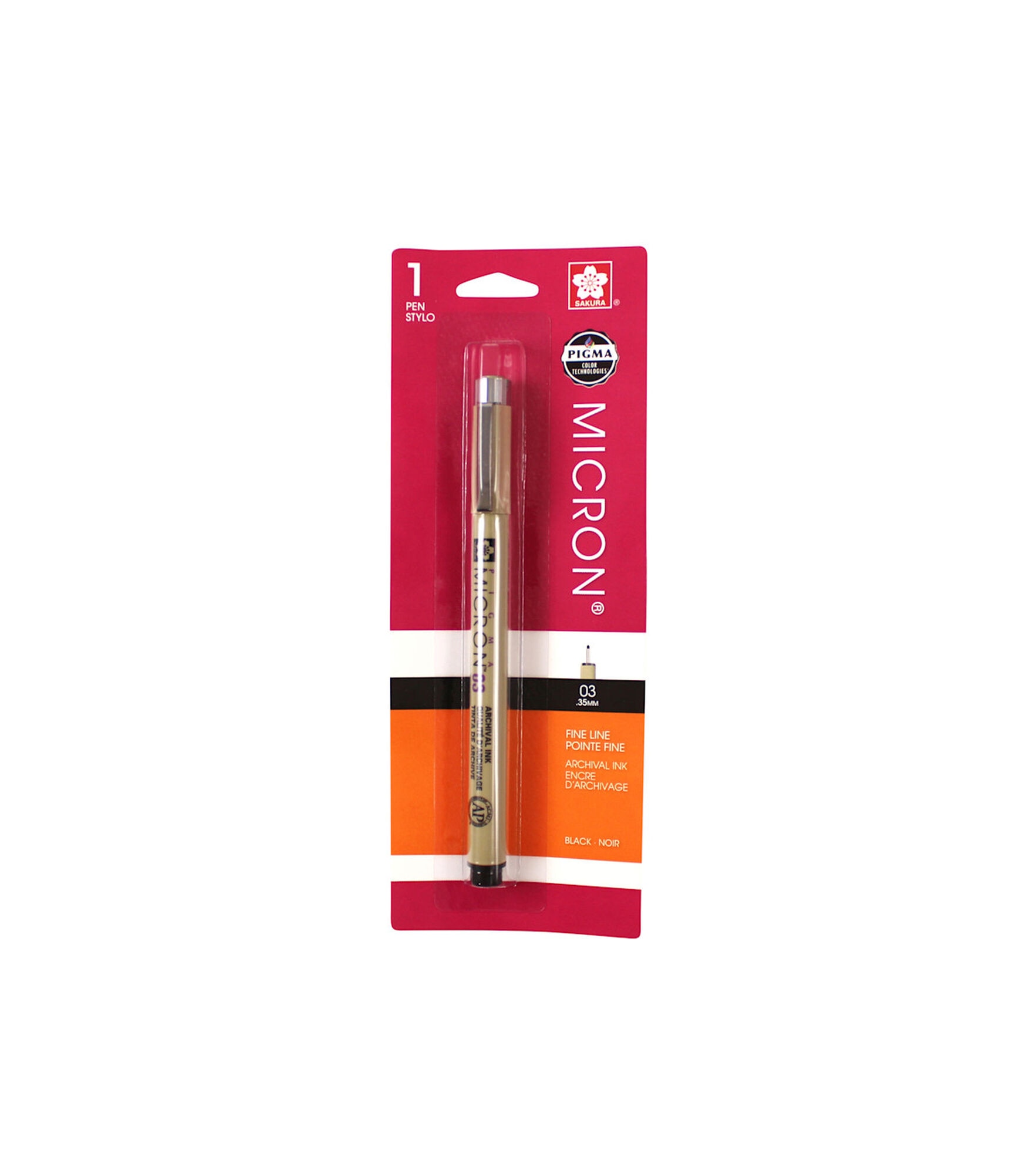 Sakura sakura pigma micron fineliner pens - archival black and