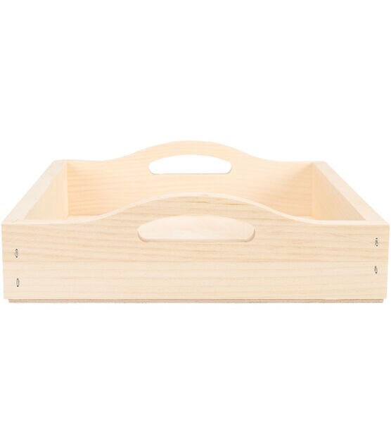 Walnut Hollow Pine Rectangle Serving Tray 15 x 11