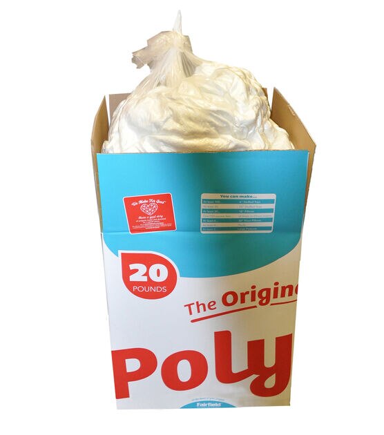 Poly-Fil Premium Polyester Fiber Fill 20lb box, , hi-res, image 4