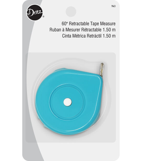 Dritz 60" Retractable Tape Measure, Assorted Colors