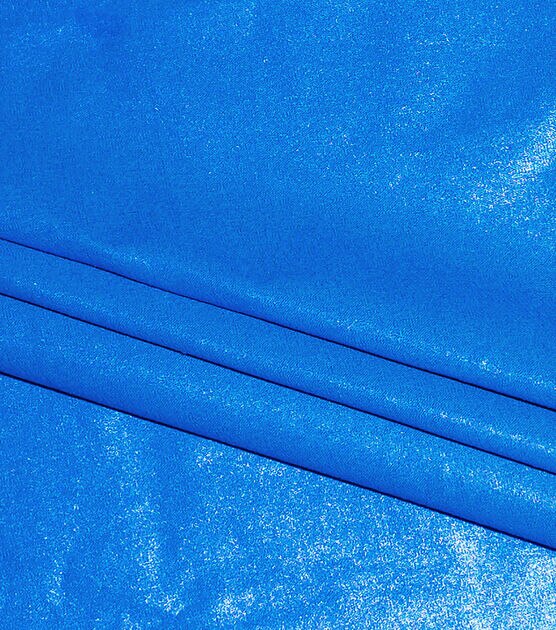 Blue Shimmer Foil Quilt Cotton Fabric by Keepsake Calico, , hi-res, image 3